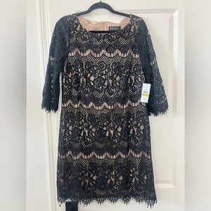 NWT Jessica Howard Black Lace Dress